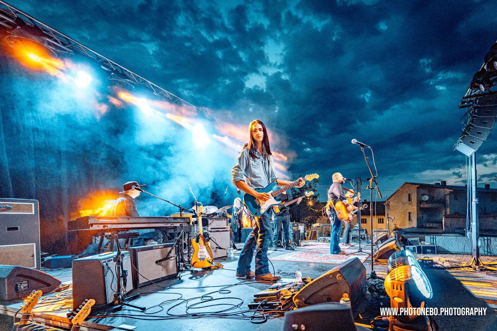 Open-air rock festival photography in Croatia