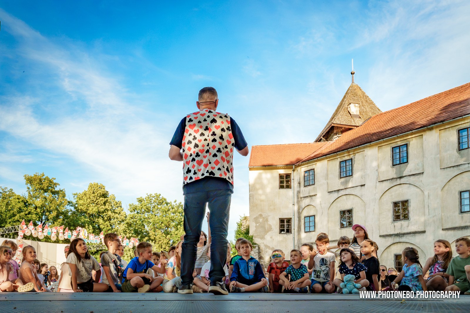 Children and families enjoying Ogulin Fairy Tale Festival