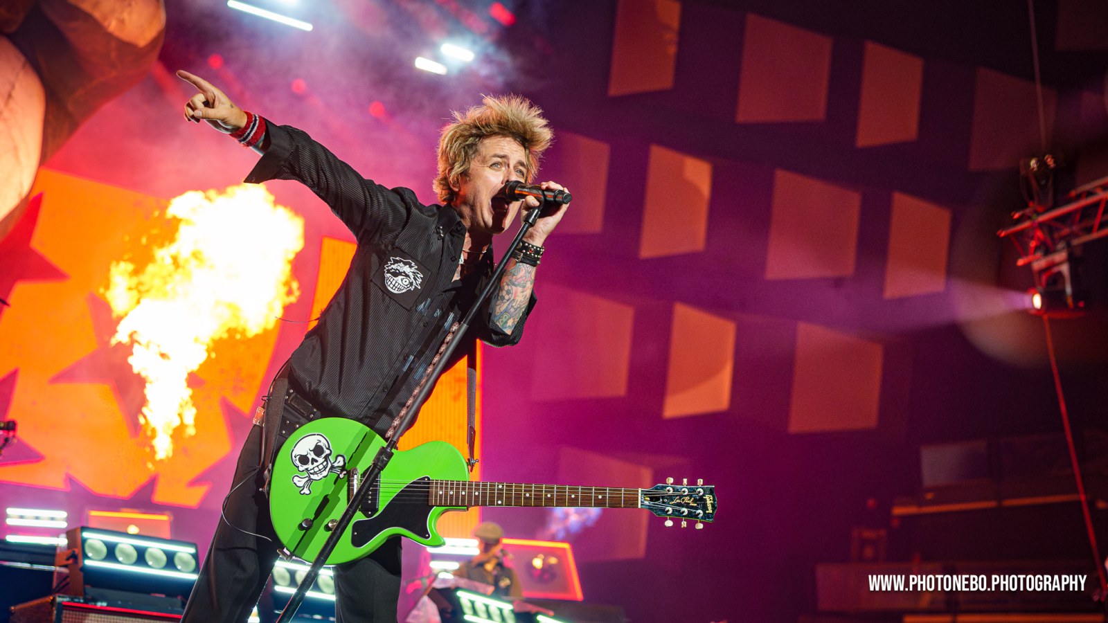 Green day concert photography at "Wiener Stadthalle" in Vienna