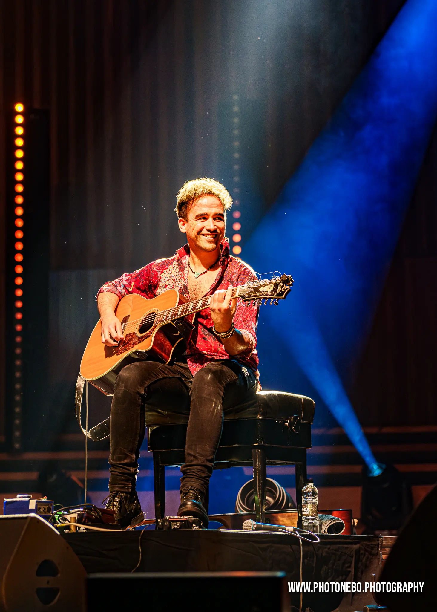 Acoustic guitar concert photography in Zagreb