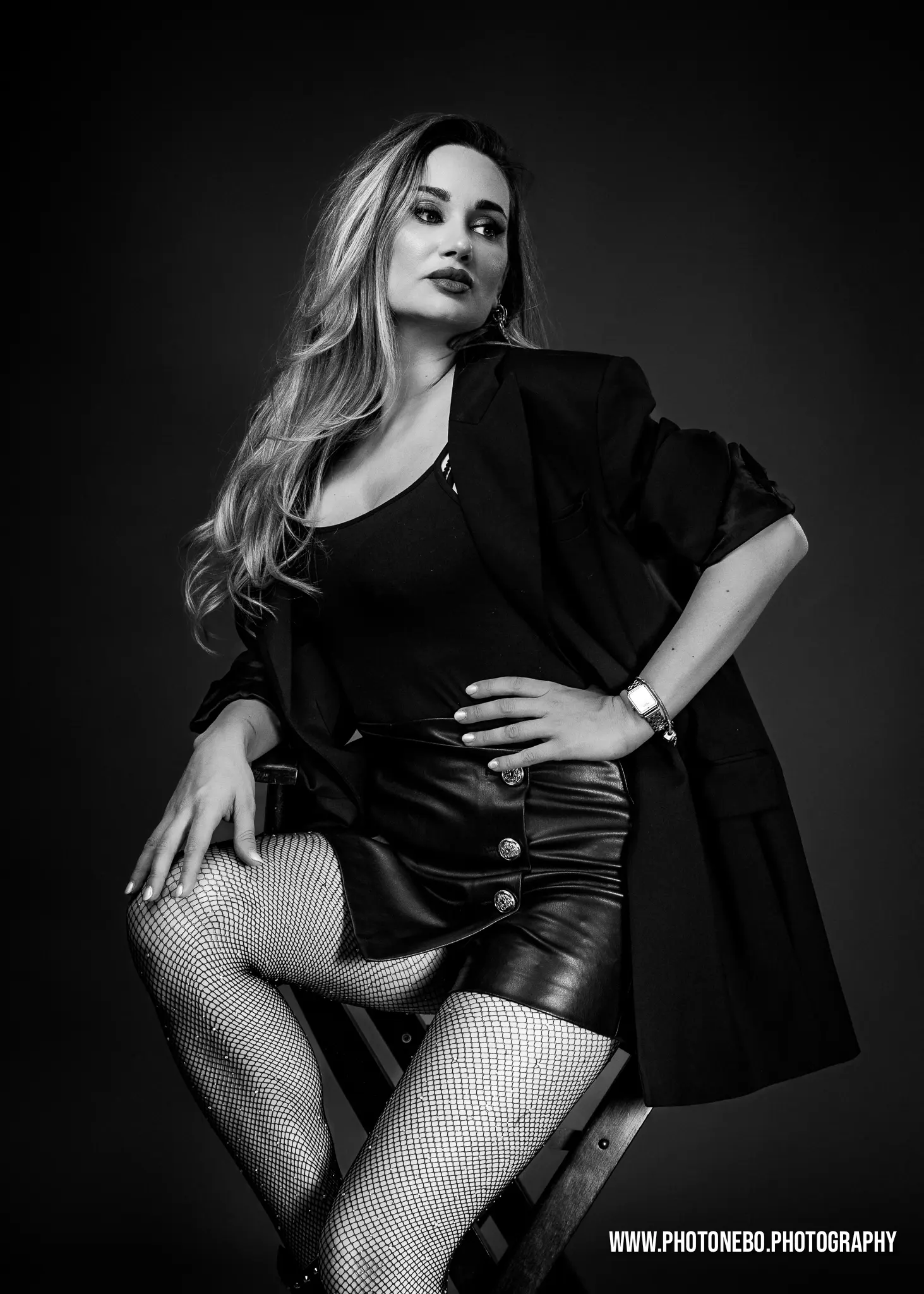 Editorial fashion model photoshoot in Vienna studio